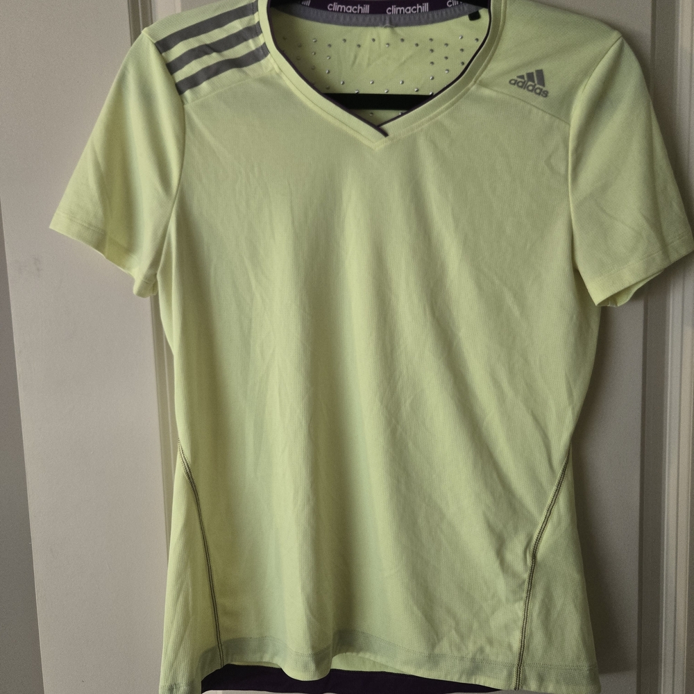 Adidas Climachill V-Neck T-Shirt